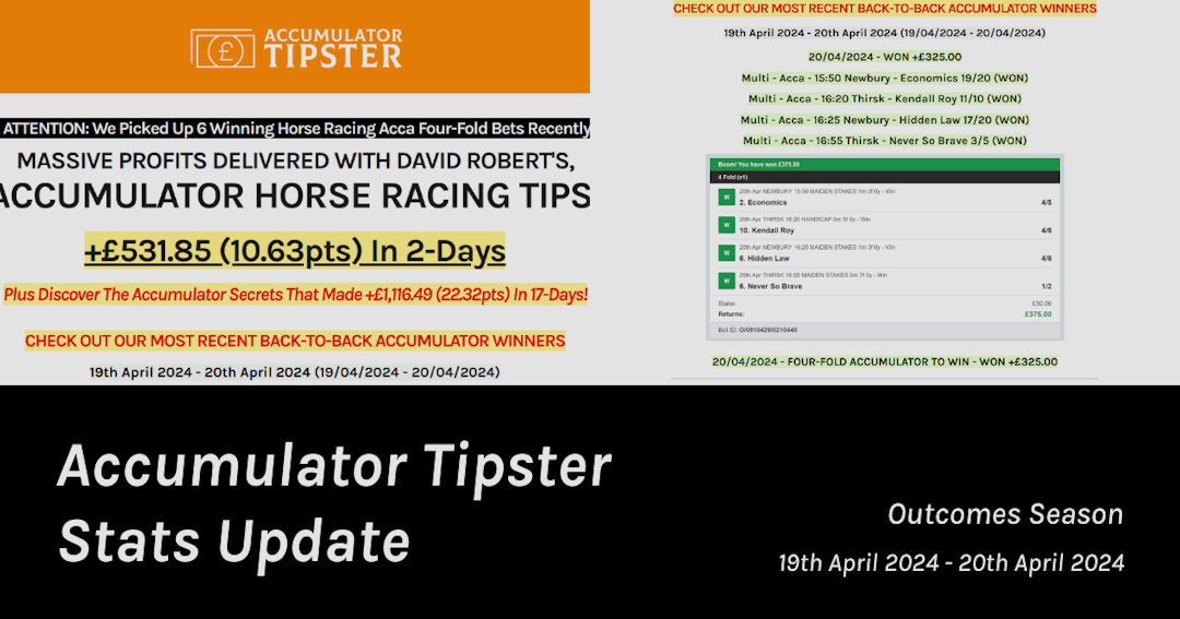 Accumulator Tipster's Remarkable Two-Day Earnings Surge: A Comprehensive Review